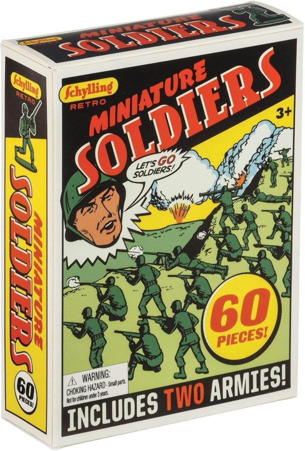 Schylling Retro Mini Soldiers 60 Piece. 1 EA